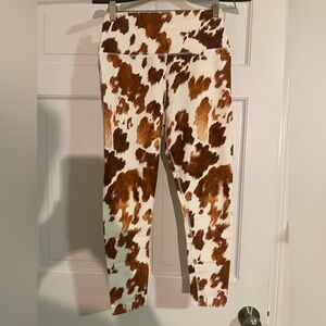 WWW Cow Print Leggings